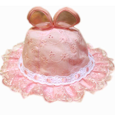 1-2夏季薄款公主可调节太阳帽子