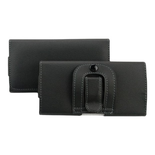 手机挂腰皮套 荔枝纹穿皮带挂腰包 智能机通用送老人送爸爸送岳父