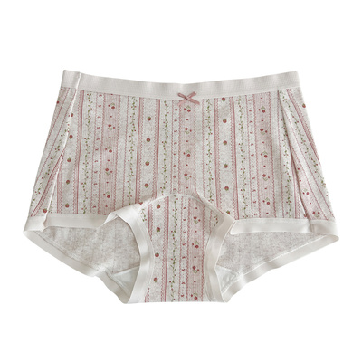 2025新款小平角内裤女A类纯棉档