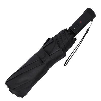 雨景遮阳伞智能黑胶电动伞