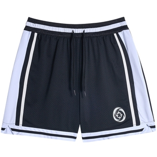 准者运动短裤男士2026夏季新款美式篮球裤训练户外跑步针织四分裤