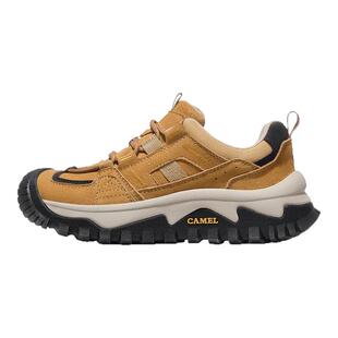 骆驼户外登山鞋女款2026春季防滑厚底增高轻便休闲鞋徒步运动鞋子
