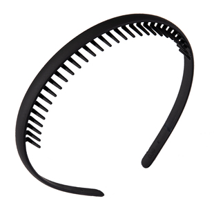 黑色头饰发箍女2025新款洗脸专用头箍压发圈不勒发卡带齿防滑发夹