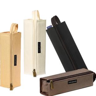 日本国誉笔袋一米新纯大容量文具袋铅笔袋简约ins日系学生收纳包