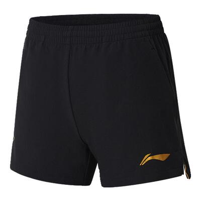 李宁男女同款乒乓球短裤运动裤