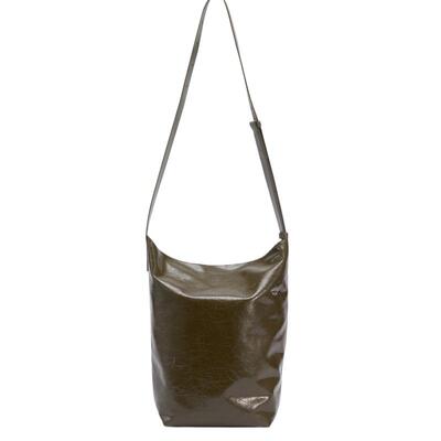 extraone裂纹牛皮大桶包