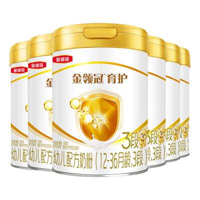 伊利金领冠育护3段奶粉900g*6罐