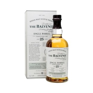【高地】百富25年单桶带礼盒装苏格兰单一麦芽威士忌洋酒BALVENIE