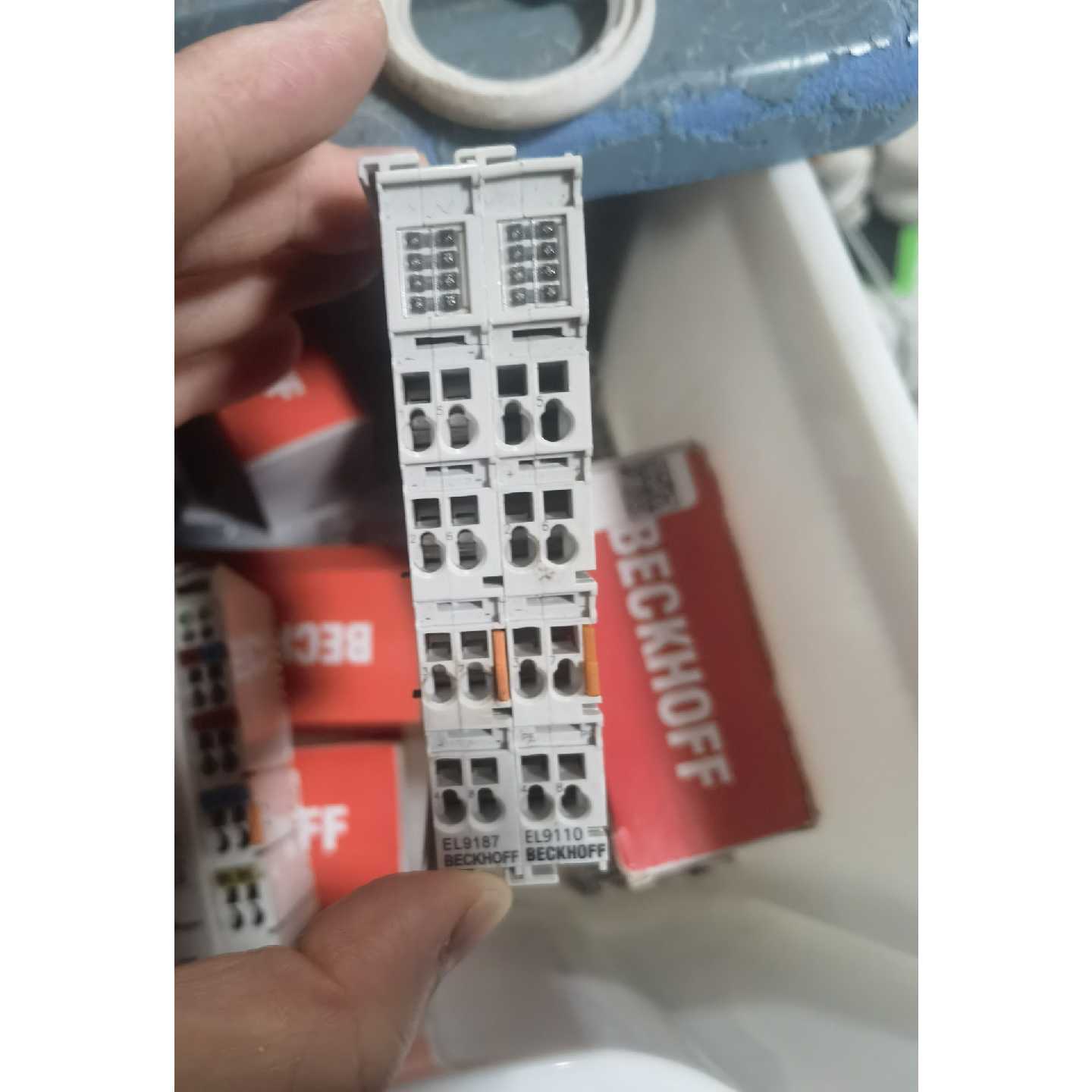 议价-倍福模块EL9187和EL9110,件,成色一般,