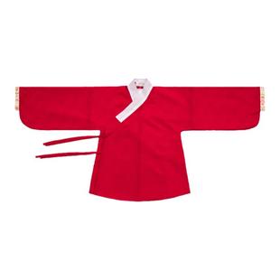 卿子赋女童汉服明制圆领对襟短比甲短袄拜年服儿童马面裙秋冬厚款
