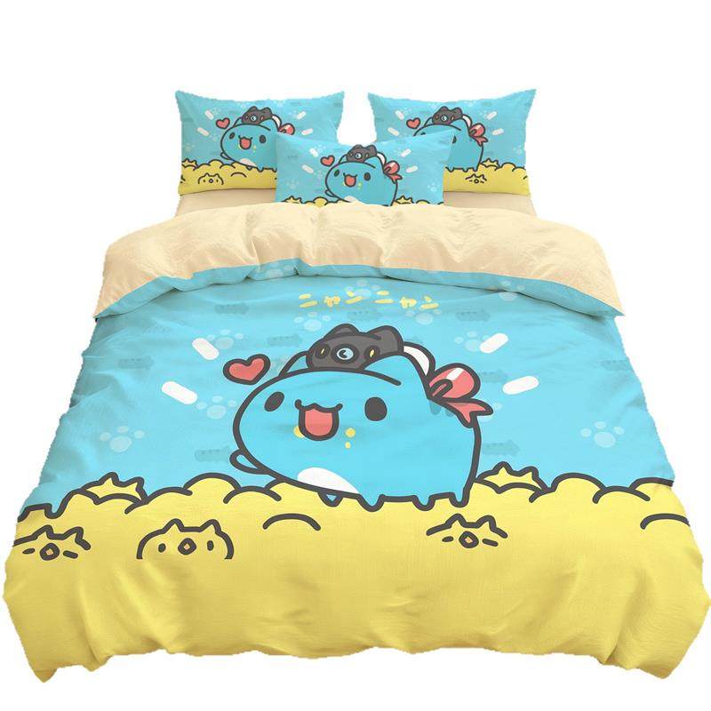卡通猫猫虫咖波儿童被子罩150X20