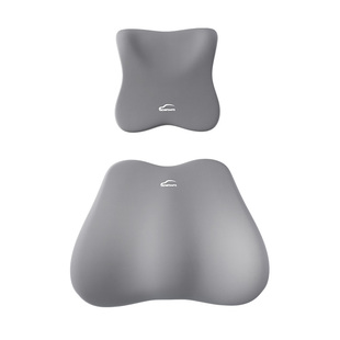 汽车头枕护颈枕女生腰靠高档记忆棉四季车内久坐神器汽车护腰靠垫