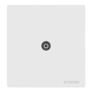 86型暗装闭路电视插座 TV面板有线电视插座电视电脑网络网线面板