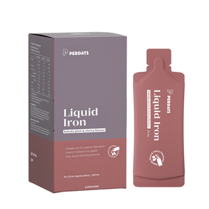 PERDAYS孕妇液体铁哺乳期成人贫血补铁气血经期10条