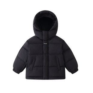 巴拉可儿儿童鹅绒羽绒服冬极寒加厚男童中大童三防鹅绒保暖面包服