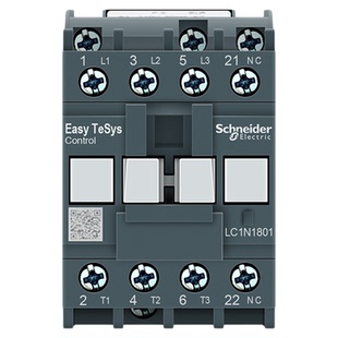 施耐德接触器LC1N1810M5N三极交流AC220V380V24V36V LC1E1801CC5