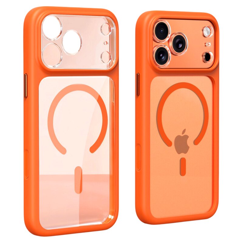 iPhone17磁吸相机按键透明壳
