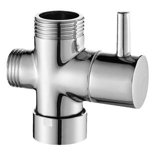 一进二出分水阀花洒分水器全铜快开淋浴三通4分6分转换器配件接头