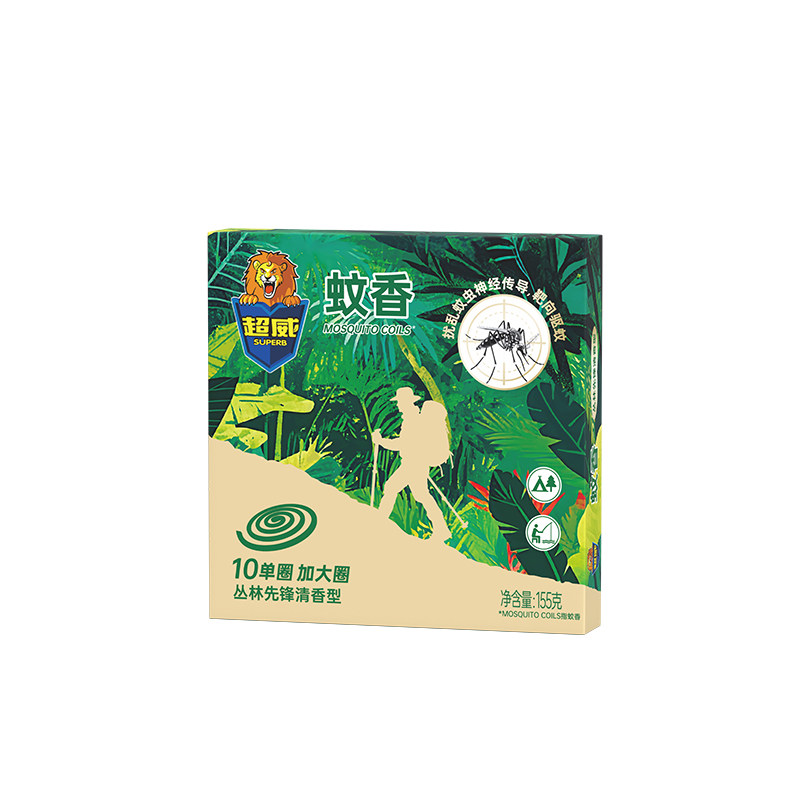 超威户外蚊香家用驱蚊强力防蚊灭蚊野外室外文香露营钓鱼蚊香盘
