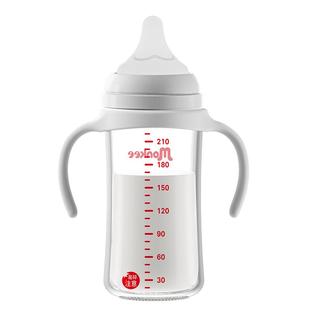 梦呵新生婴儿奶瓶玻璃宝宝通用三代适配贝亲奶瓶配件奶嘴替换瓶身