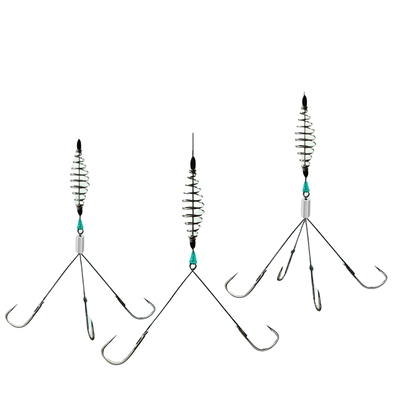 新型鲢鳙钩八字马三叉四叉弹簧钩