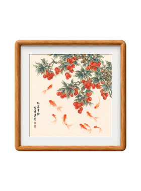 榫卯实木外框，支持定制
