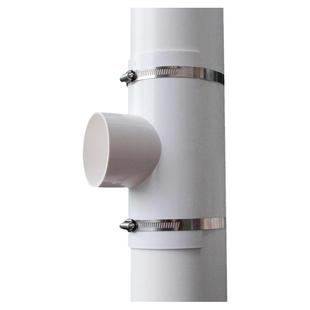 PVC排水管补漏片快速下水管三通变径斜开口三通接头配件50/75/110