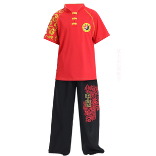 儿童武术练功服长短袖少儿高档武馆训练男女套装中小学生演出表演