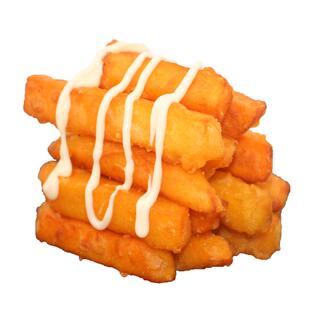 三统万福黄金甘梅地瓜条2斤甘梅红薯条番薯条粗薯冷冻油炸包邮