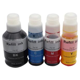 适用佳能GI-80墨水CANON GM2080 GM4080 G5080 G6080 G7080打印机墨水GI80 GI-80GBK GI-80C GI-80C GI-80Y