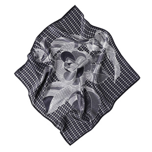 男士真丝丝巾围脖秋季围巾薄男款西装小方巾领巾西服男式脖套护颈