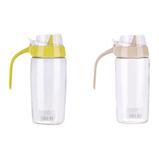 茶花玻璃油壶厨房家用醋酱油专用瓶油罐香油瓶装炒菜油的壶