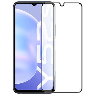 适用vivoy52s钢化膜y30手机膜y52s全屏覆盖适用vivo全包viviy抗蓝光viovy玻璃防摔防爆5g版vovoy无白边voviy