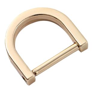 包包斜跨改造五金包扣配件金属马蹄d扣替换可拆拧螺丝开口D字环扣