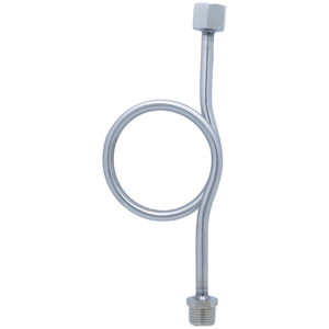 上海天川压力表不锈钢表弯180,90度缓冲管304材质M14*1.5M20*1.5