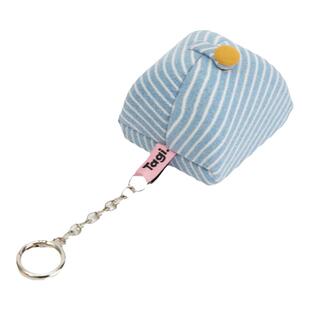 Tagi.一口蛋糕Mini小方首饰盒旅行便携绒布针织戒指收纳盒