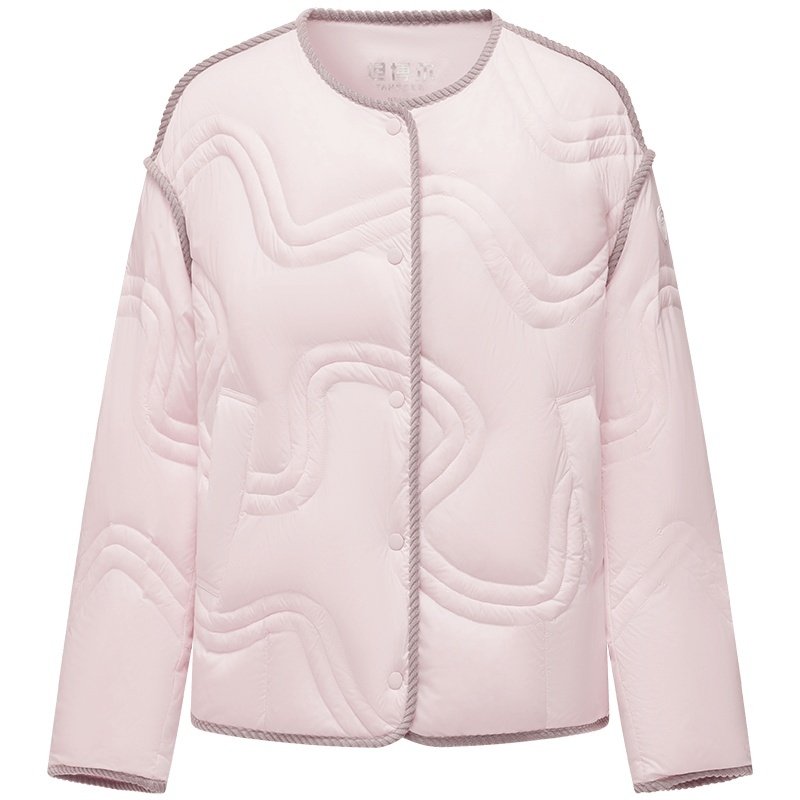 博尔轻薄羽绒服女款秋冬季时尚短款立领