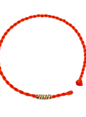 端午节五彩绳手链婴儿手工编织