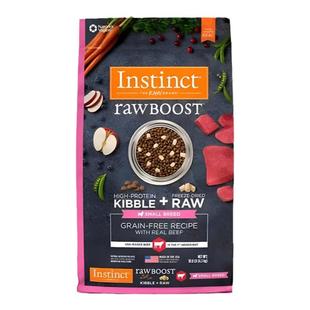 【临期特惠】Instinct百利狗粮生鲜天然无谷鸡肉味小型犬粮冻干粮