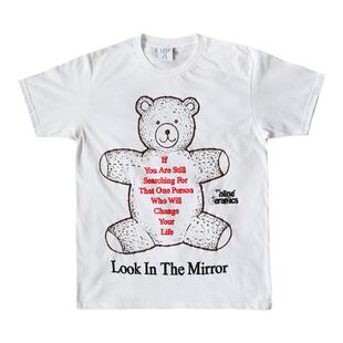 online ceramics look in the mirror tee 小熊立体印花短袖T恤
