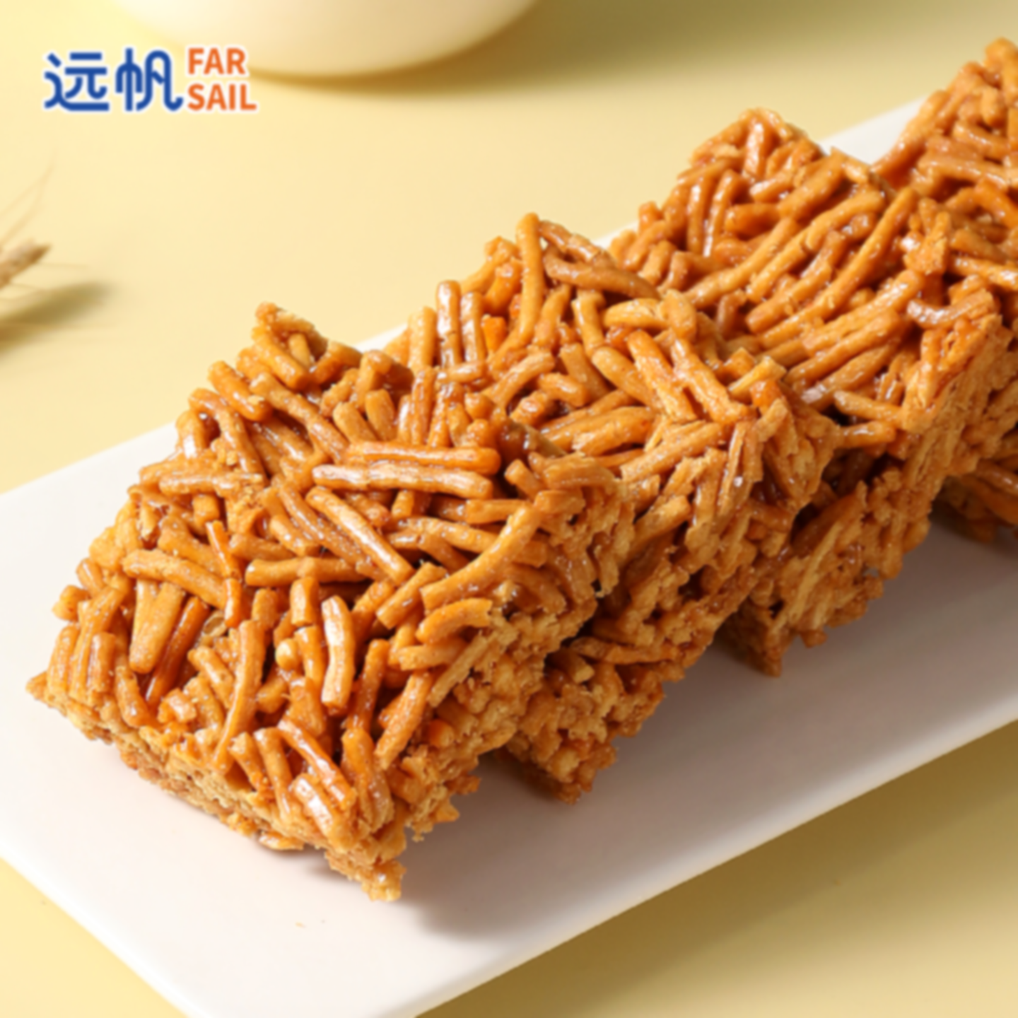 怀旧硬脆沙琪玛零嘴 远帆老沙琪玛整箱小吃 黑芝麻香辣味独立包装