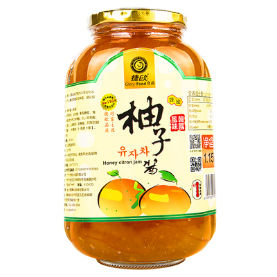 捷欧韩式冲泡专用蜂蜜柚子茶果酱
