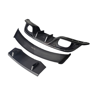 适用13 24捷豹Ftype改装 碳纤 前唇 后唇 侧裙 尾翼中出带灯包围