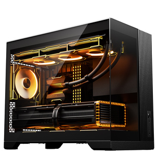 PHANTEKS追风者XT V3小清风MATX钢化玻璃台式电脑桌面小机箱