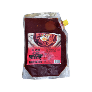 整箱韩式料理雪罗里辣炒年糕酱 光大炒年糕酱甜辣商用装年糕酱2kg