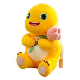 新款小奶龙公仔玩偶黄色恐龙网红毛绒玩具布娃娃抱枕生日礼物女孩