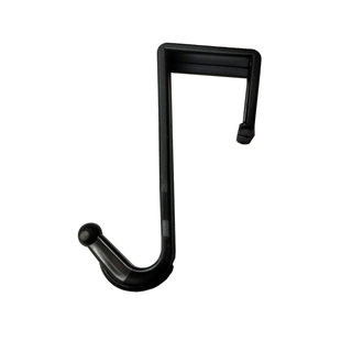 s型塑料挂钩多功能置物架厨房浴室卫生间黑色方管卡扣