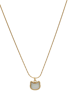 ZOXI2025新款旺财猫项链不掉色