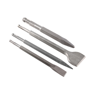 伊莱科电锤钻头电镐凿子电搞锤 凿头方柄圆柄加长冲击钻头混凝土