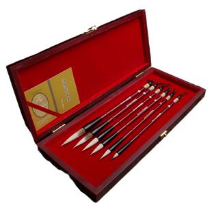 河南老字号礼品汝阳刘毛笔老毫兔毛成人大中小楷国画水彩书法用品